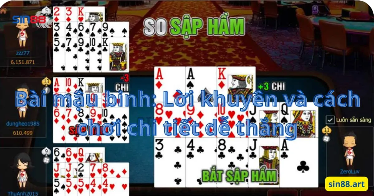 Bài mậu binh: Lời khuyên và cách chơi chi tiết dễ thắng 2 Bài mậu binh: Lời khuyên và cách chơi chi tiết dễ thắng